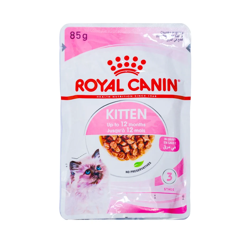 غذای مرطوب گربه نوزاد Royal Canin – مناسب تا ۱۲ ماهگی