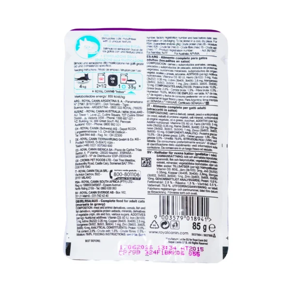 غذای مرطوب گربه بالغ Royal Canin Sensory Feel – مناسب برای گربه‌های خانگی