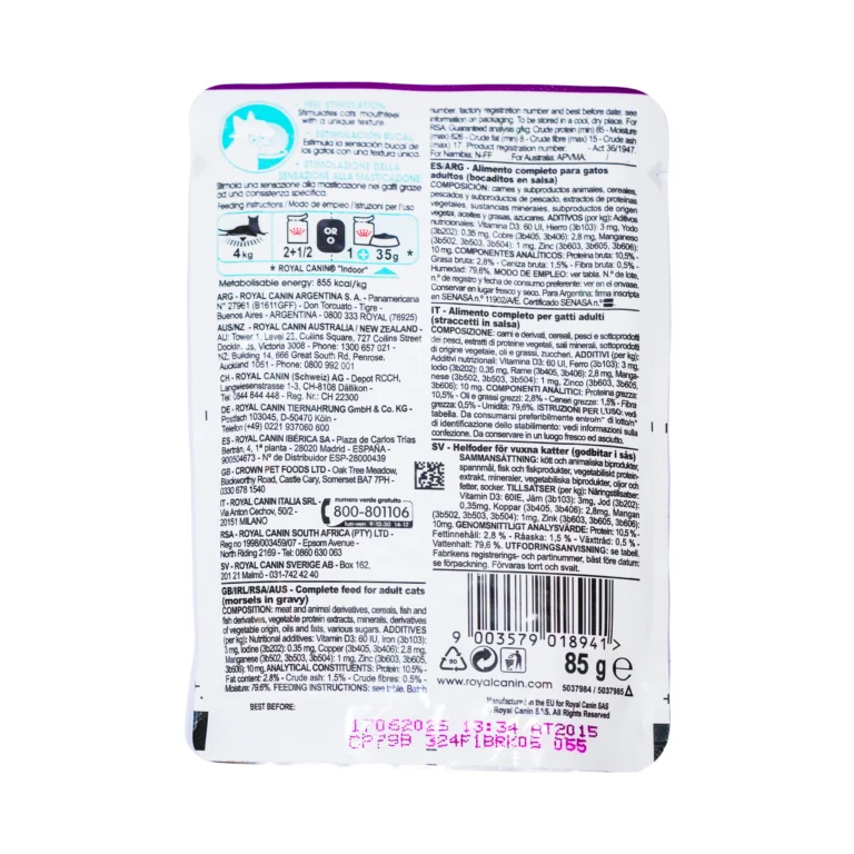 غذای مرطوب گربه بالغ Royal Canin Sensory Feel – مناسب برای گربه‌های خانگی