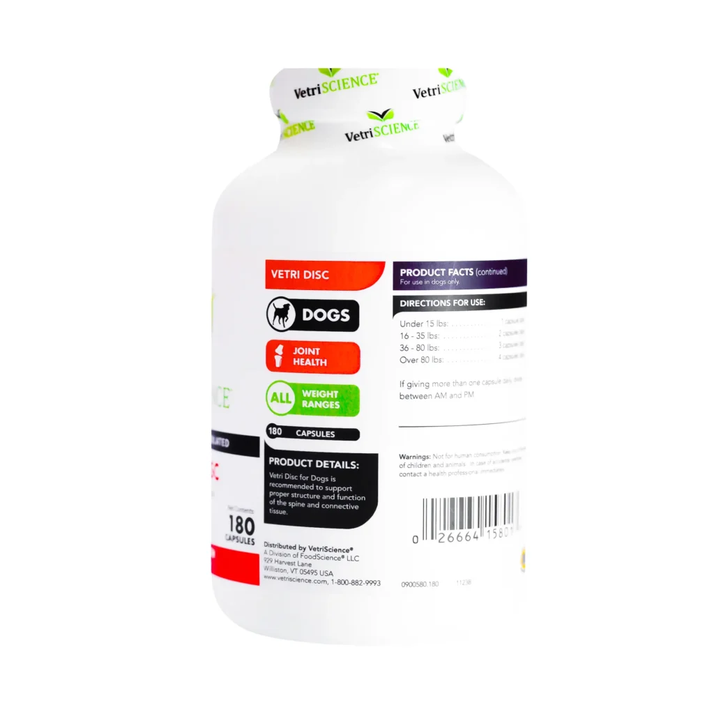 مکمل سلامت مفاصل سگ VetriScience – Vetri Disc برای همه نژادها