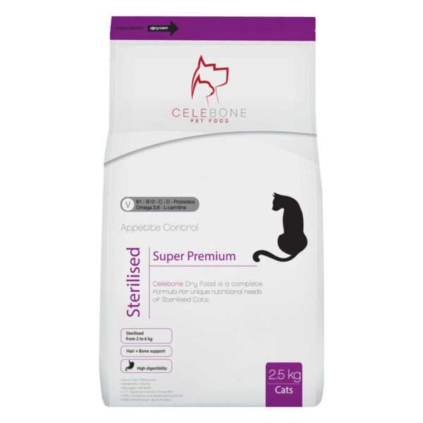 غذای خشک گربه سلبن مدل Sterilised وزن 2.5 کیلوگرم - تصویر 2