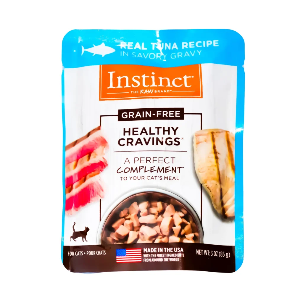 غذای مکمل گربه بدون غلات – طعم ماهی تن وحشی – Instinct