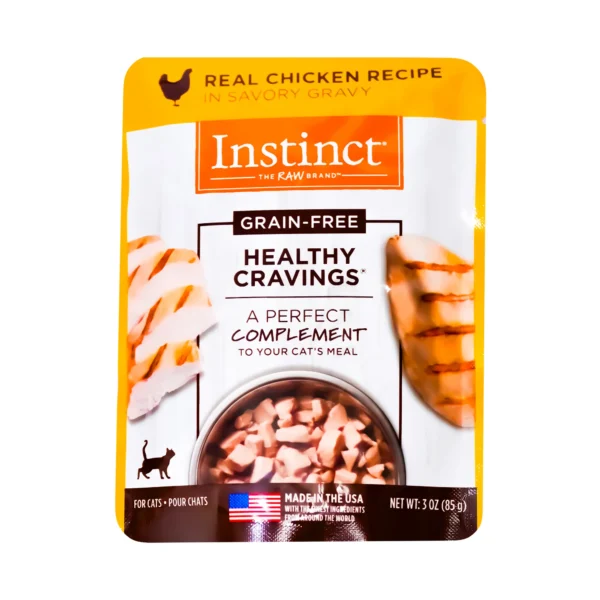 غذای مکمل گربه بدون غلات – طعم مرغ وحشی – Instinct