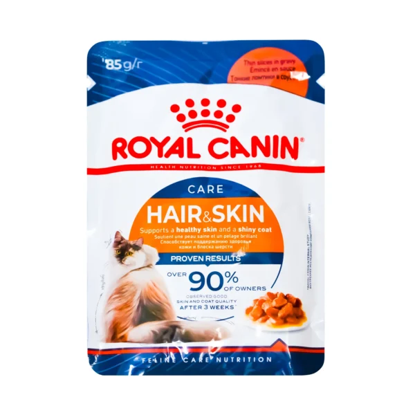 غذای مرطوب گربه برای پوست و مو – رویال کنین