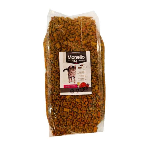غذای خشک گربه مونلو مدل Mix وزن 1 کیلوگرم - تصویر 2